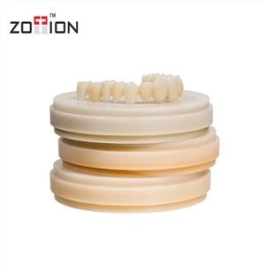 CAD CAM Dental Resina PMMA Puck per denti temporanei