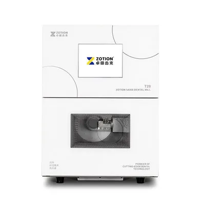 Fresatrice per metalli Cad Cam dentale a 5 assi per disco in titanio ceramico di vetro