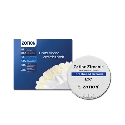 Disco di zirconia dentale per macinazione CAD