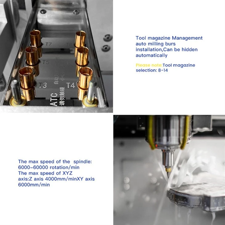Wet Chairside Dental Milling Machine For Titanium Premill Abutment